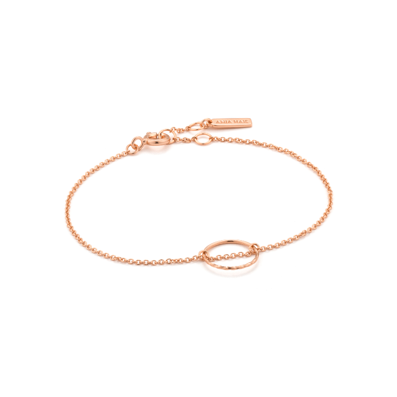 Twist Chain Circle Bracelet