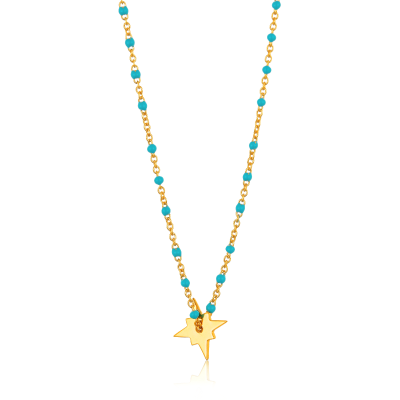Dotted Star Necklace