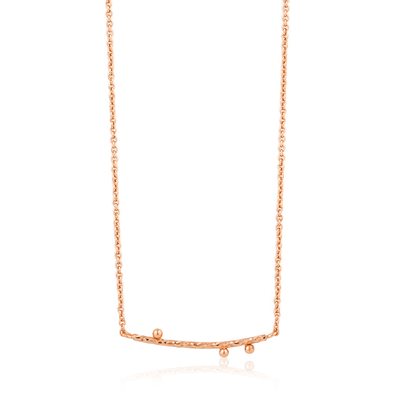 Texture Solid Bar Necklace