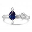 14KW Sapphire and Diamond Ring