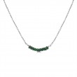 14KW Necklace with Tourmalines