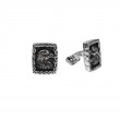 Sterling Silver Oxidized Eagle Cufflinks