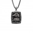 Sterling Silver Oxidized Medium Eagle Pendant