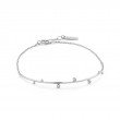 Shimmer Solid Bar Stud Bracelet