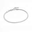 Silver Flat Snake Chain Bracelet