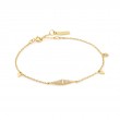 Gold Geometric Chain Bracelet
