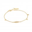 Gold Geometric Chain Bracelet