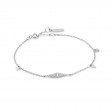 Silver Geometric Chain Bracelet