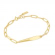 Gold Geometric Chunky Chain Bracelet