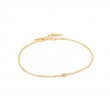 14KT GOLD SINGLE NATURAL DIAMOND BRACELET