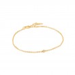 14KT GOLD SINGLE NATURAL DIAMOND BRACELET