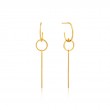 Modern Solid Drop Earrings