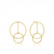 Modern Front Hoop Earrings