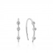 Shimer Stud Hook Earrings