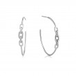 Links Hoop Earrings