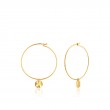 Ripple Hoop Earrings