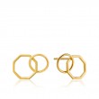 Two Shape Stud Earrings