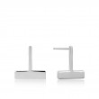 Drop T Bar Stud Earrings