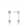 Two Shape Drop Earrings