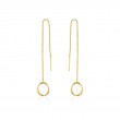 SWIRL THREADER EARRINGS