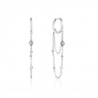 BOHEMIA CHAIN DROP MINI HOOPS