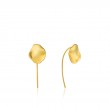 CRUSH DISC SOLID DROP EARRINGS