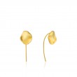 CRUSH DISC SOLID DROP EARRINGS