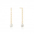 PEARL CHUNKY DROP EARRINGS