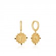 VICTORY GODDESS MINI HOOP EARRINGS