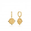 VICTORY GODDESS MINI HOOP EARRINGS