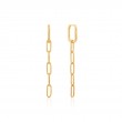 CABLE LINK DROP EARRINGS