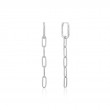 CABLE LINK DROP EARRINGS