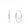 CRESCENT HOOP EARRINGS