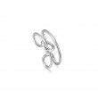 Silver Knot Ear Cuff