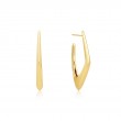 Gold Geometric Hoop Earrings