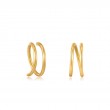 14KT GOLD TWIST EARRINGS