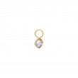 Gold Labradorite Earring Charm