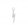 Silver Lightning Earring Charm