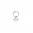 Silver Sparkle Earring Charm