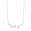 Shimmer Solid Bar Stud Necklace