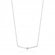 Shimmer Single Stud Necklace