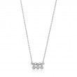 Shimmer Triple Stud Necklace