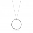 Chain Circle Pendant Necklace