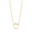 Twist Chain Circle Necklace