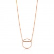 Twist Chain Circle Necklace