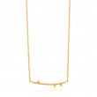 Texture Solid Bar Necklace