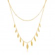 Leaf Double Necklace