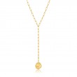CRUSH DISC Y NECKLACE