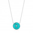 TURQUOISE EMBLEM NECKLACE