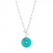 TURQUOISE T-BAR NECKLACE